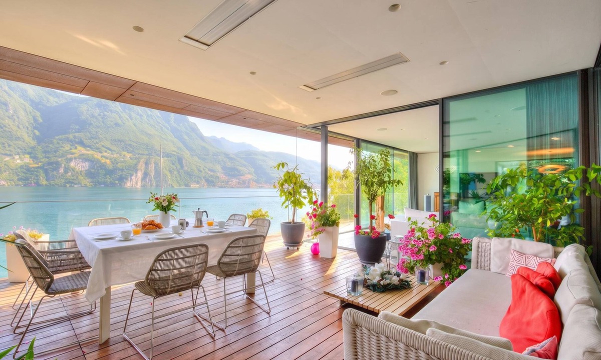 Paradiso Villa | Maison Sur l'Eau - Lugano Villa with View Terrace, Paradiso (Lugano), Switzerland