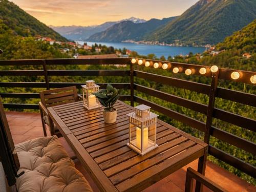 Dizzasco Apartment | The Terrace Overlooking Lake Como