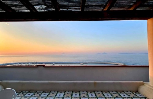 Capo d'Orlando Apartment | Apartment with the exclusive panoramic terrace overlooking the sea, harbor, Aeolian Islands