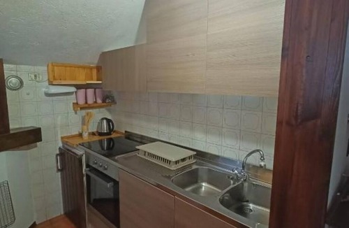Morgex Apartment | Attic room with fireplace, pets allowed, 20mt from le Rue playground