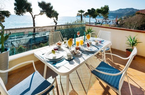 Mazzeo Apartment | Beachfront Apartment by Interhome