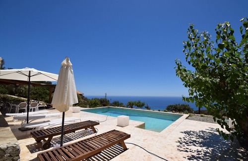 Roccella Jonica Villa | Beautiful private villa with private pool, A/C, WIFI, TV, patio, pets allowed and panoramic view