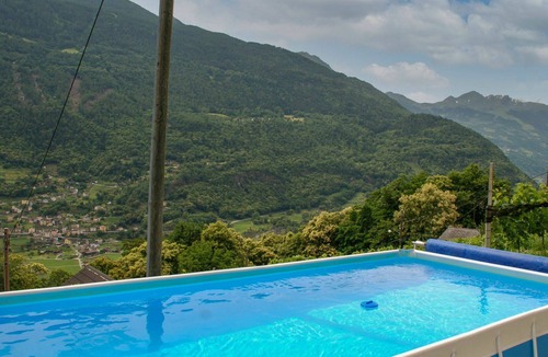 Malvaglia-dagro House | Beautiful private villa for 6 guests with private pool, WIFI, TV, patio and pets allowed