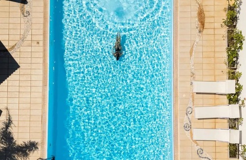 Marsala Apartment | 'Blu Sicily' Room with Private Sauna, Shared Pool, Wi-Fi, and Air Conditioning