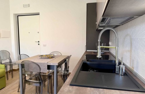 Brolo Apartment | Brolo (ME), beachfront apartment with private parking.