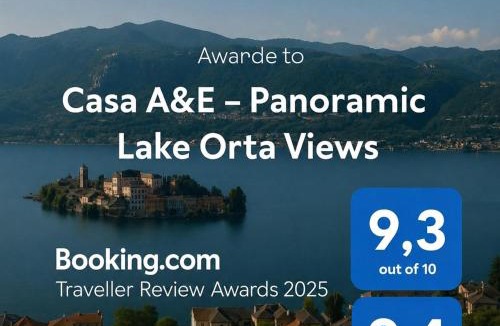 Brolo Apartment | Casa A&E - Panoramic Lake Orta Views
