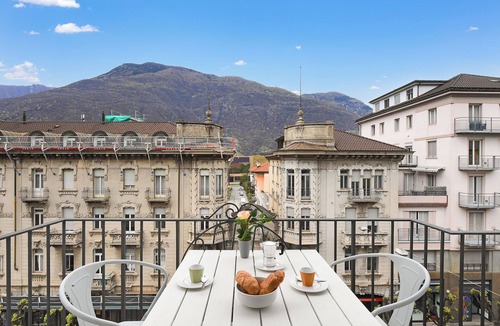 Bellinzona Apartment | Castle View Bellinzona with Balcony, Bellinzona, Switzerland