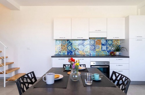 Pachino Apartment | Charming two-level apartment, accommodating up to 5 people, located within the renowned Borgo 84 residence, featuring two swimming pools and a bike path. The property is located just 3 km from the center of Marzamemi, one of the most fascinating seaside