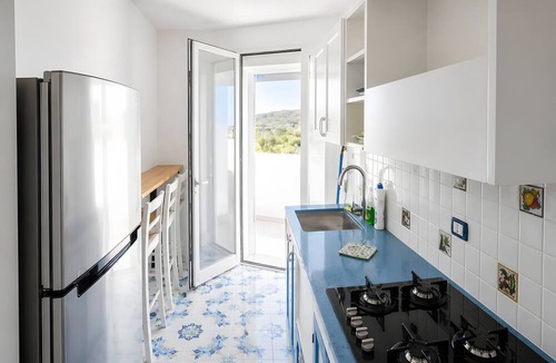 Castro Marina Apartment | Ground-Floor One-Bedroom Apartment with Sea-View Balcony in Castro di Lecce
