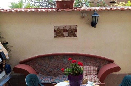 Punta Secca House | Homerez - House 500 m away from the beach for 4 ppl. with garden at Punta Secca
