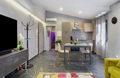 Porto Empedocle Apartment | Infinity Suite Apartment – Private Jacuzzi & Sauna, Sea View, Wi-Fi, Air Conditioning