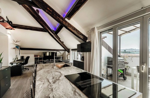 Albate Apartment | Loft Rooftop in Como - 3 Terraces, Park, Ac, Bbq