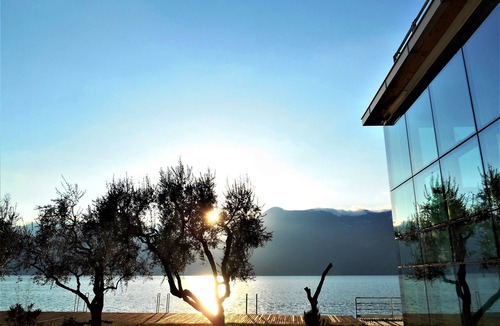 Marone Apartment | Marone: Loreto studio with private garden and mountain view