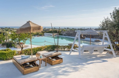 Torre Suda House | Masseria Samenti - Curti with swimming pool view