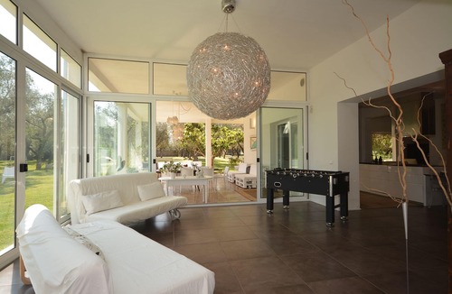 Melendugno Villa | Modern villa, loft with big open space , large garden and pool