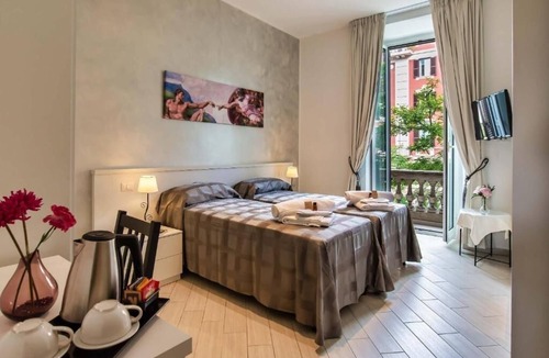 Esquilino Apartment | Rome Central Rooms: Double/Twin Room with Single Beds