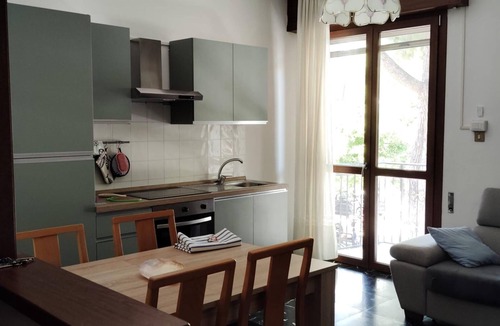 Porto Garibaldi Apartment | Spacious one-bedroom apartment with balcony steps from the harbor and beaches