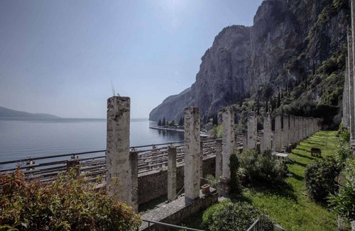 Tignale Apartment | Studio rustically furnished, overlooking lake and with terrace