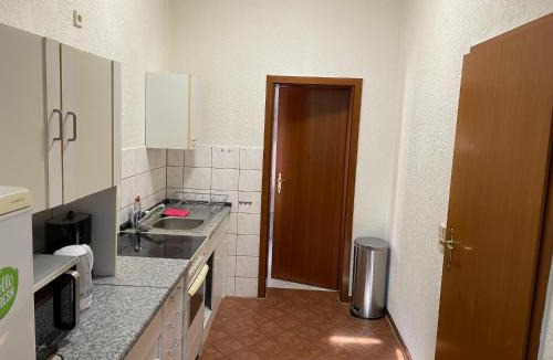 Eilenburg Apartment | Studio Wohnung, mit Grill Platz im Hof