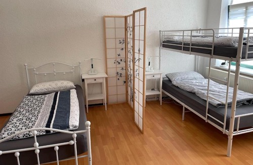 Eilenburg Apartment | Studio Wohnung, mit Grill Platz im Hof