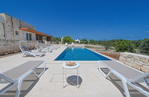 Ostuni Villa | Villa 'Antares Con Piscina' with Private Pool, Wi-Fi and Air Conditioning