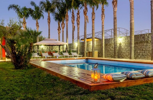 Calatabiano Villa | Villa San Biagio - Garden and pool
