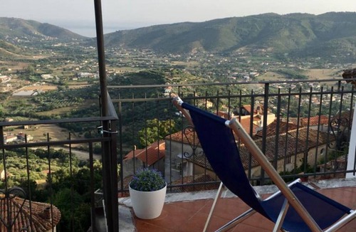 Santa Maria di Castellabate Apartment | While Attic in a medioeval town above the coast with breath taking view