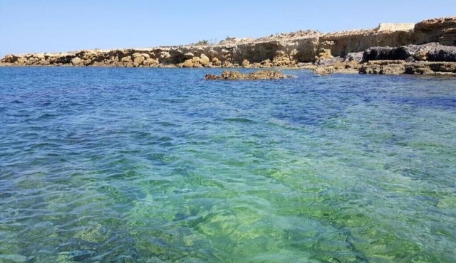 a stone's throw from the sea