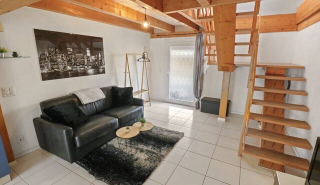 Charming duplex with a shared pool