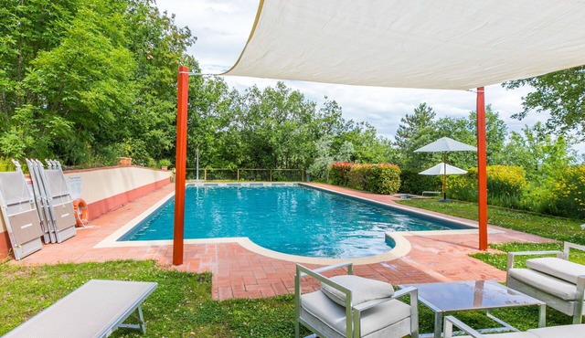 Cosy apartment for 6 guests with WIFI, pool, A/C, TV, patio and panoramic view
