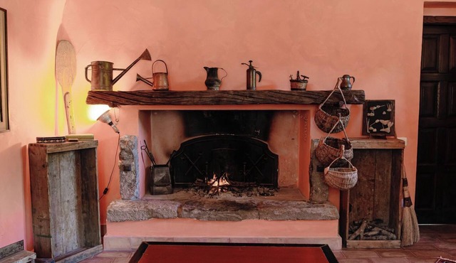 East Fireplace - Suite with Fireplace