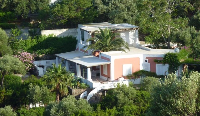Exclusive villa in Panarea with private garden and panoramic terrace