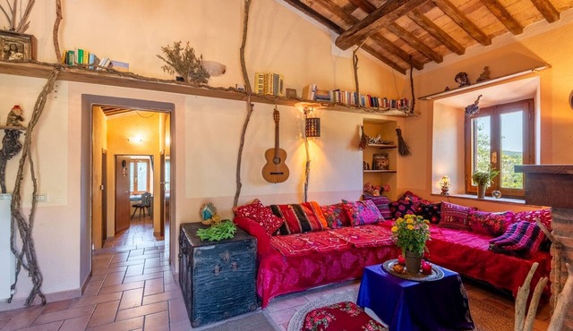 Farmhouse 'Sole - San Galgano' with Shared Pool, Shared Garden and Wi-Fi