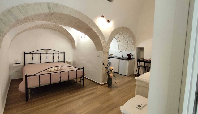 Large room with bathroom