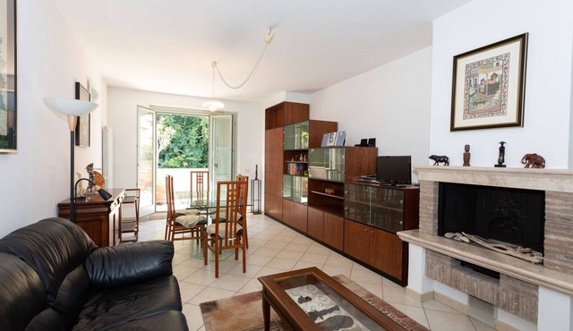 Lovely large flat with big terrace sea view, sandy and rocky beaches at 150 mt.