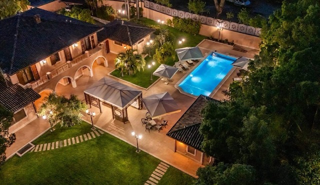 Luxurious, swimming pool, home theater, elevator, sauna, fitness area, game room