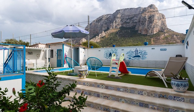 Pet-Friendly 'Villa Cinisi' with Sea View, Shared Pool & Wi-Fi