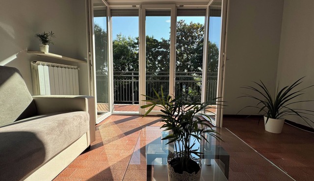 Spacious and bright 3 and a half apartment with parking space, Wi-fi and wonderful balcony