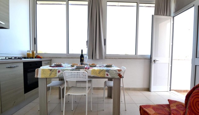 Three-room apartment with air conditioning on the first floor - Torre dell'Orso