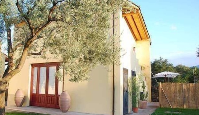 'Villa Nocellara' surrounded by vineyards