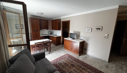 One small bedroom apartment with mountain view