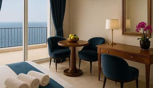 Classic Double or Twin Room, Balcony, Sea View