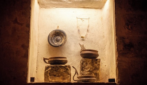 Bronze Age Dwelling 2 (Palma Campania) - in a cave with view of the Sassi