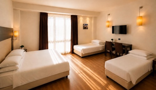 Comfort Room, Multiple Beds, Non Smoking, Kitchen